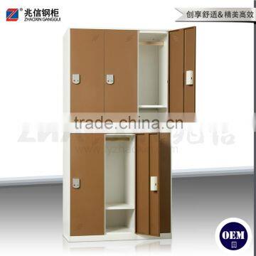 Compartment 6-door Steel Locker Digital Lock Wardrobe Locker Furniture photo-3