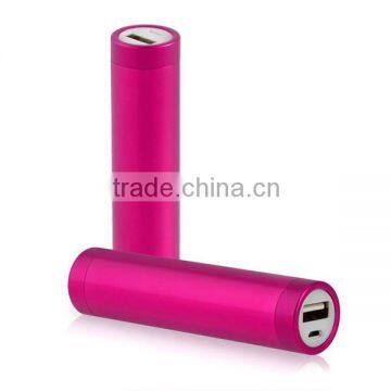 cylinder shape Portable USB Battery Charger 18650 power bank box