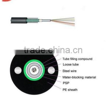 Manufacturer fiber optical Outdoor GYXTW 2-288cores PE Sheath Unitube Light-armored fiber optic Cable