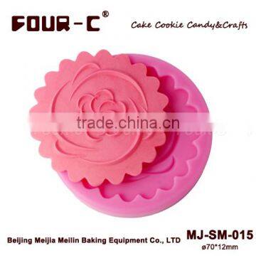 Silicone Sugarpaste Mold Cup Cake Top Decor Mould