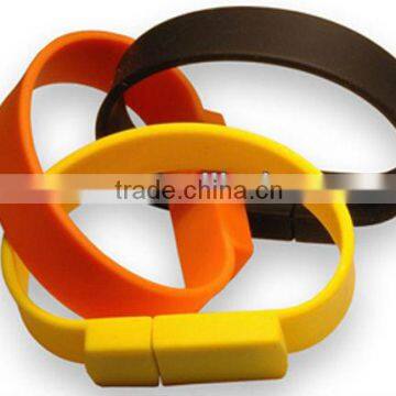customizable logo silicone bracelet usb flash drive bulk cheap