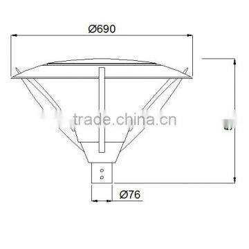 2016 High Quality Yard Light With 3 Warranty Good-looking Garden Light photo-4