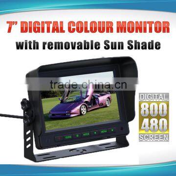 7" DIGITAL TFT-LCD MONITOR WITH BRACKET OR FLUSH MOUNT CS-S760TM