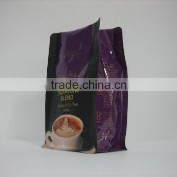 excellent quality flat bottom metallized foil pouch bags