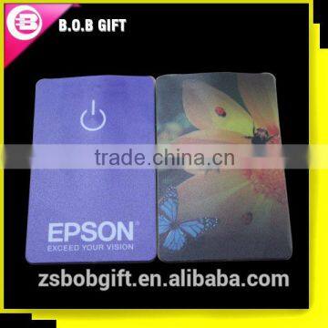 Promotional LED flat card light with custom logo