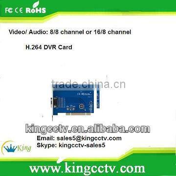 HK-6208S H.264 dvr card 8ch