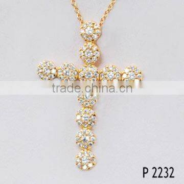 Fashion Hip Hop Religious Cross Necklace Pendant For Unisex photo-4