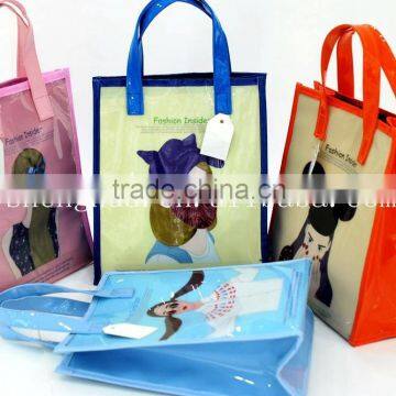 colorful pvc tote bag , Hight Quality pp gift bag , Hot sale pvc plastic bag/pp non woven bag