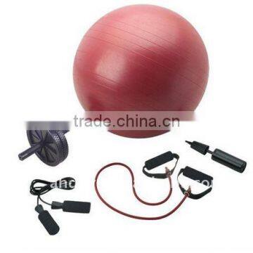 Yoga Kit/Body Shaping set/Gym ball/AB Wheel/Exercise tube