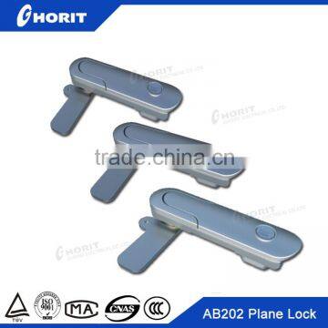 AB202 zinc alloy industrial matel cabinets plane door lock and latches