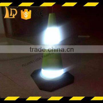 Traffic Safety Synthetic Rubber Humps in the Road Sign Made in China photo-2