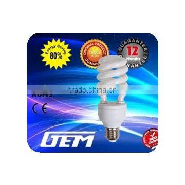 Best Sell Spiral 24W 6500K CFL E27 Lighting Bulb Manufactured in Hangzhou Factory