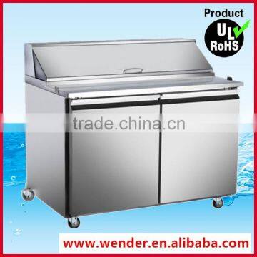 400L New Style Stainless Steel under counter salad refrigerator