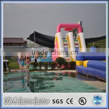 2015 china style jumbo water slide inflatable for adults