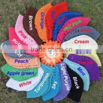 Crochet Newsboy Baby Beanie Kufi Hats With a Daisy Flower