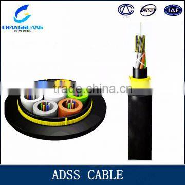 ADSS Cable Manufacturer ! Armored ADSS cable single mode/multi mode aerial adss fiber optic cable price per meter