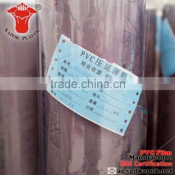 120 micron pvc super clear stretch roll film