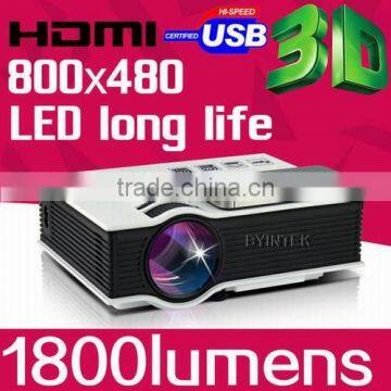 BYINTEK BT400 Home Theater Portable HDMI Mini Video Micro 3D 1080P HD Proyector Beamer