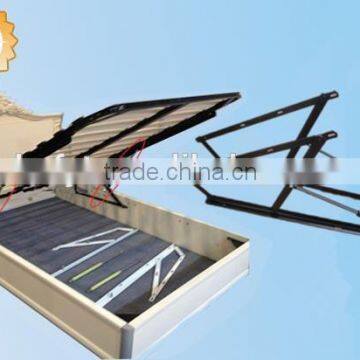 high quality storage bed gas spring & steel bracket mechanism supporting (ISO9001:2008)