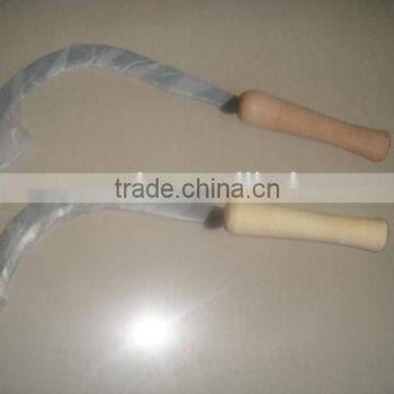 wooden handle sickle