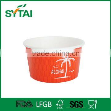 colorful disposable custom paper bowl with lid