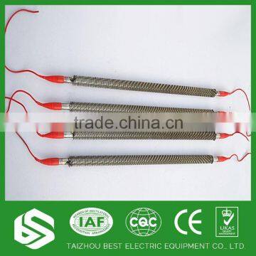 110v, 220v explosion proof finned tube air heater for heating cutting bar, hot stamp