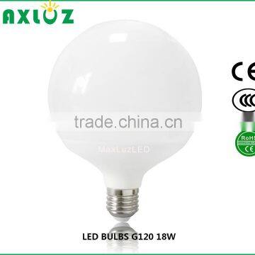 G120 led bulbs 18W white color E27 dimmable