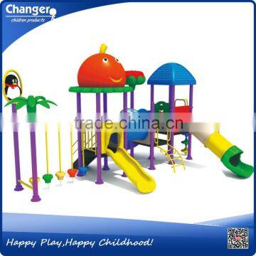 Preschool Children outdoor playground slide
