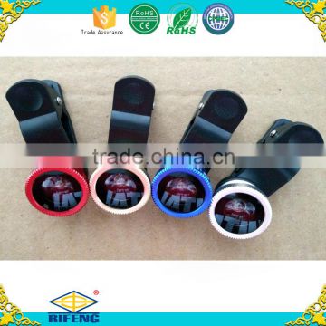 Factory direct sale 3 IN 1 univeral mobile phone clip lens fish eye+wide angle+ macro lensescell phone camera