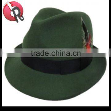 100% Australia Wool Decorate Fedora Hat photo-6