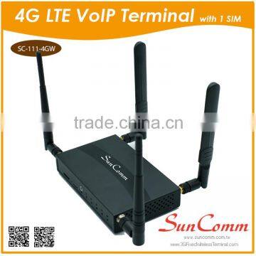 SC-111-4GW with 4G 1SIM, 1 port FXS + 1 port FXO & WIFI AP 4G VoIP Terminal
