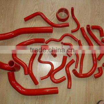 RED SILICONE RADIATOR & ANCILARRY HOSE FOR TOYOTA SUPRA MA70 MK3 7M-GT
