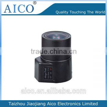 cn aico new products megapixel F1.4-360 DC auto iris 2.8-12mm 1/3" cs mount 360 degree camera lens