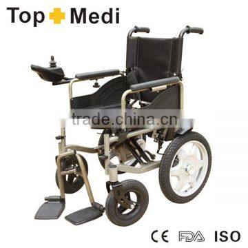 Topmedi TEW806A Cheap Foldable Handicapped Electric Power Wheelchair for Sale