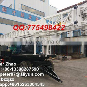 BZT600LSZ trailer mounted water well drilling rig