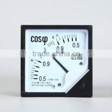 high precision analog COS power factor meter 0.5-1-0.5