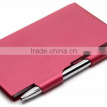 Aluminum Diary Card Holder, Id Card Holder With Pen, Id Card Holders for Christmas Gift photo-5