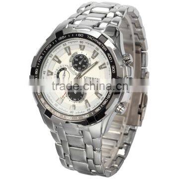 CURREN White Luxury Sport Analog Army Military Steel Band Men's Quartz Watch photo-2