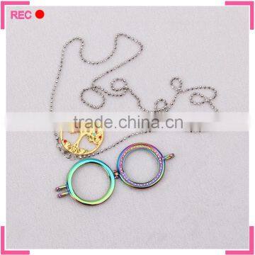 Imitation Gold Necklace Imitation Jewelry With Round Pendant, Imitation Gold Necklace for Women photo-6