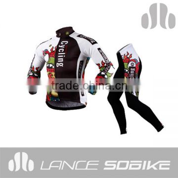 Winter Custom Sublimation Teamwear Thermal Road Bike Cycling Suits Keep Warm