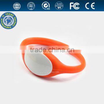 silicone rfid wristband for swimming poor and sports