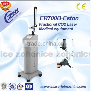 ER700B CO2 Fractional Laser Scar Removal Skin 0.1-2.6mm Resurfacing Fractional Co2 Laser Equipment Vagina Tightening