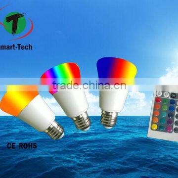 LED RGB Remote Control Bulb Light 16 Color photo-4