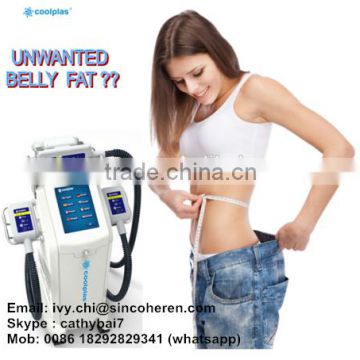 Highly Spoken Coolplas Cryo Lipolisis fat freeze body slimming anti cellulite machine