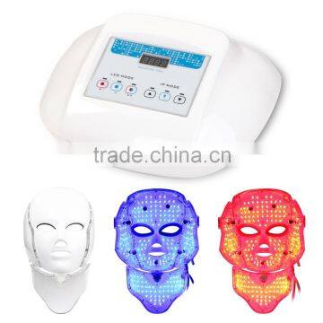 3 Colors PDT Machine/Face 590 Nm Yellow Neck Mask/LED Mask From China Led Facial Light Therapy Machine