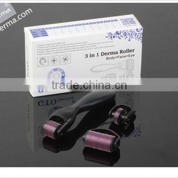 Titanium 3 in 1 Derma Roller for Face Dermaroller Manufacturer Price photo-4