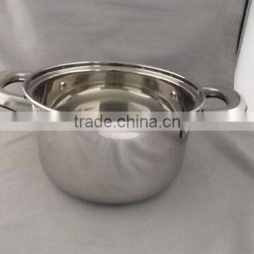 High quality triple bottom stainless steel pot