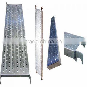 Mental scaffold plank with hook construction safty