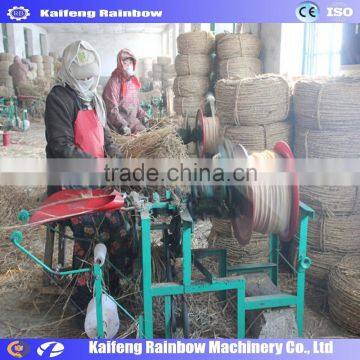 Easy Operation Stainless Steel Hay Straw Rope Twisting Machine