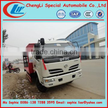 Dongfeng low flat truck,flat bed truck,flat bed recovery truck